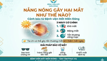 NẮNG NÓNG GÂY HẠI CHO MẮT NHƯ THẾ NÀO?