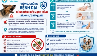 PHÒNG, CHỐNG BỆNH DẠI – ĐỪNG ĐÁNH ĐỔI MẠNG SỐNG BẰNG SỰ CHỦ QUAN!
