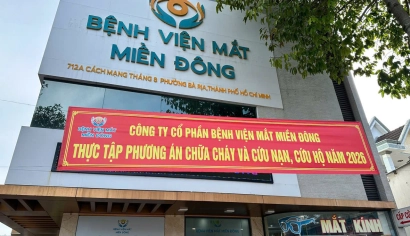 Bệnh viện Mắt Miền Đông tổ chức diễn tập phòng cháy, chữa cháy và cứu nạn, cứu hộ năm 2026