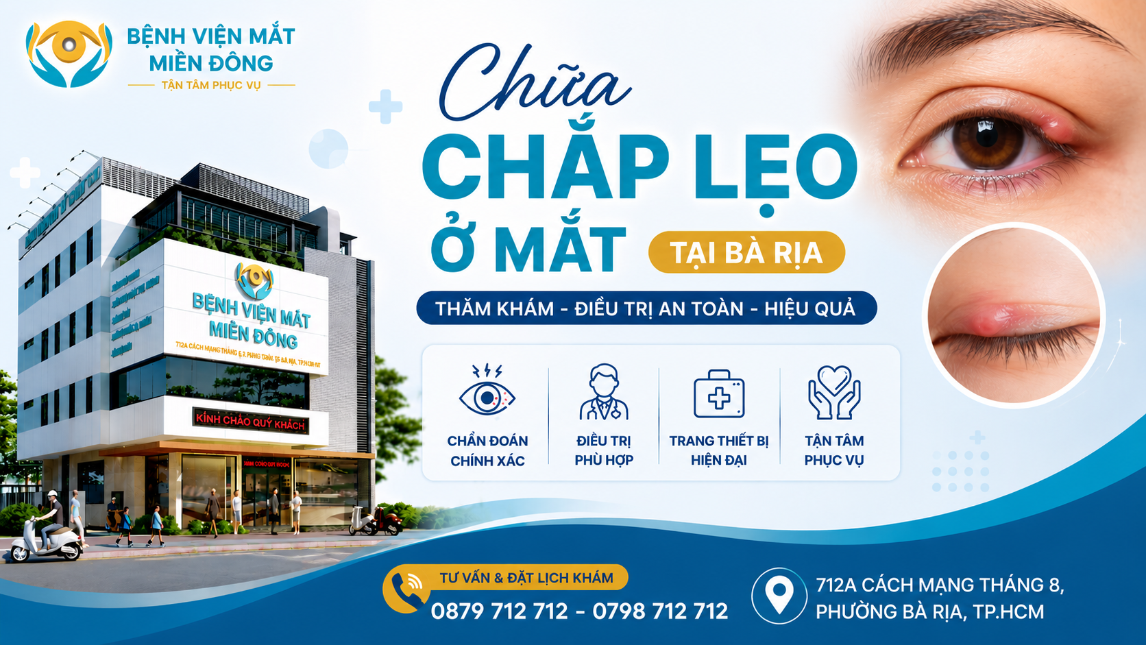 Chắp lẹo mắt ở Bà Rịa